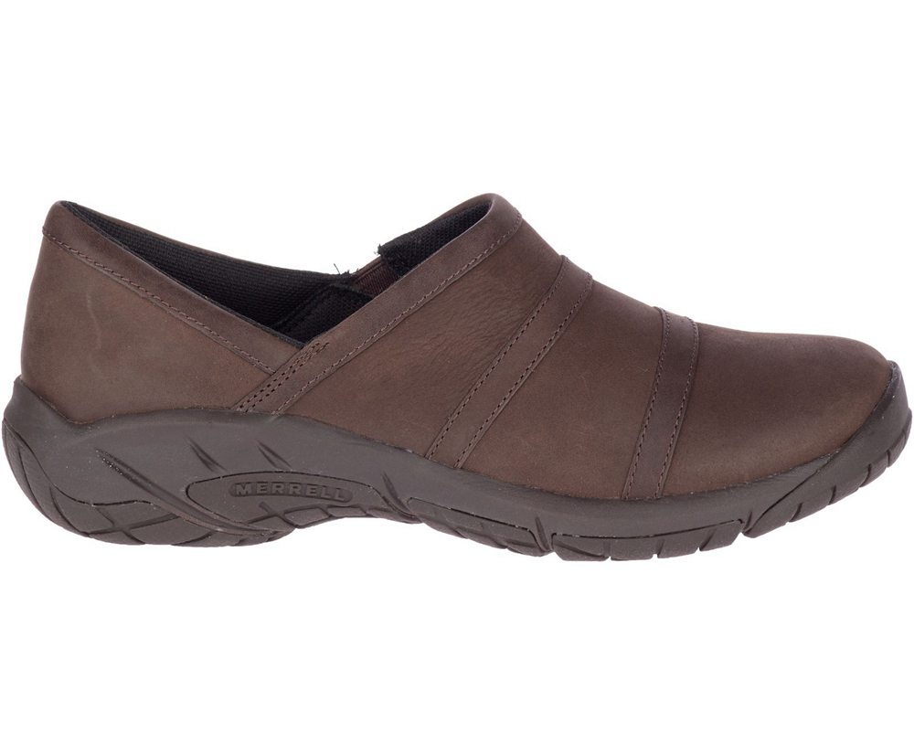 Merrell Barefoot Sko Dame - Encore Moc 4 Læder - Brune - ILQ854602